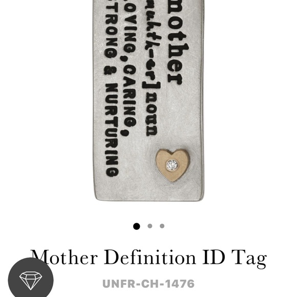 Heather B Moore silver and gold Mother Charm. - Picture 5 of 5